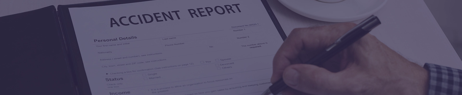 A man making a Claim After a Personal Injury