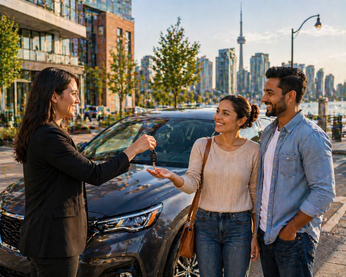 Approved Etobicoke customer with their new car