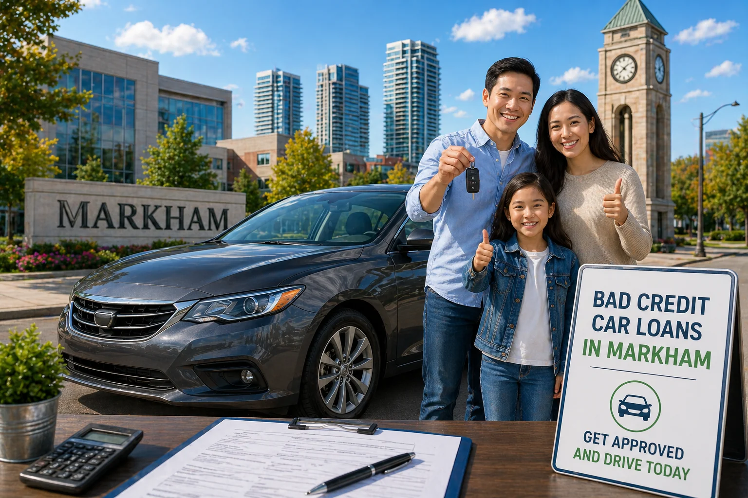 Driving in Markham with a financed vehicle