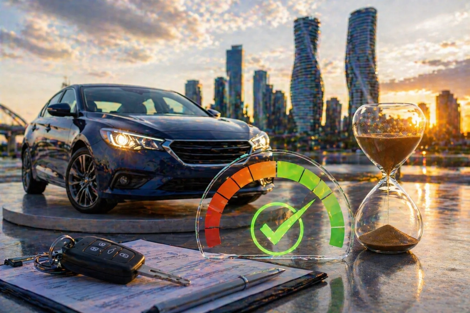 Approved Mississauga customer with their new car