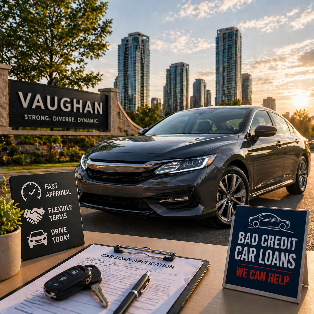 Driving in Vaughan with a financed vehicle